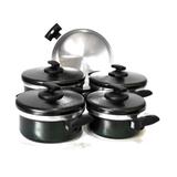 Jogo de Panela Plus Craqueado Preto 5 Peças Cooklar