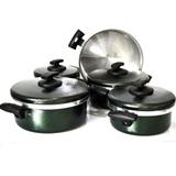 Jogo de Panela Plus Craqueado Verde 5 Peças Cooklar