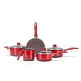 Jogo De Panelas 5 Pçs Ceramic Life Smart - Brinox.