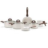 Jogo de Panelas 6 Pcs Vanilla Ceramic Life Smart Plus 4791/102 - Brinox