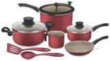 Jogo de Panelas 7 Pcs Paris Vermelho Tramontina