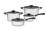 Jogo de Panelas Aço Inox 04 Peças SOLAR CERAMIC - Tramontina