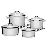 Jogo De Panelas Aço Inox 4 Peças Solar 65510760 Tramontina