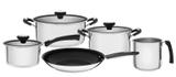 Jogo De Panelas Aço Inox 5 Peças Tramontina 65120/043 - Tramontina farroupilha