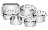 Jogo de Panelas Aço Inox 6 peças SOLAR Tramontina