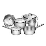 Jogo de Panelas Aço Inox 6 Peças Solar