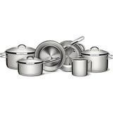 Jogo de Panelas Aço Inox Solar 6 Peças - Tramontina
