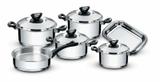 Jogo de Panelas Aço Inox SOLAR BAQUELITE 6 Peças Tramontina 65720/000