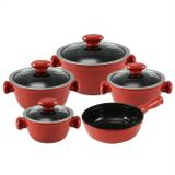 Jogo De Panelas Ceraflame J607646 Chef 5 Peças Pomodoro