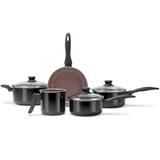 Jogo de Panelas Ceramic Life Easy Preta 05 peças - Brinox coza