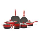 Jogo de panelas ceramica life smart brinox 7pe atilde as -