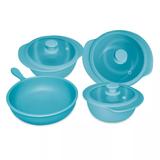 Jogo De Panelas De Cerâmica Linea Acqua - 4 Peças - Oxford