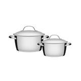 Jogo de panelas em aço inox 2pçs - Tramontina