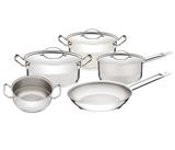 Jogo de Panelas em Aço Inox com 5 Peças Professional Tramontina