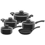 Jogo De Panelas Em Aluminio 5 PeÇas Tramontina Preto