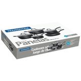 Jogo de Panelas Mônaco com 5 peças Preto 3708332 - Tramontina