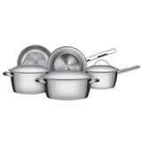 Jogo De Panelas Tramontina 65650310 Allegra 5 Peças Aço Inox