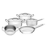 Jogo de Panelas Tramontina Inox Professional 5 Peças Indução
