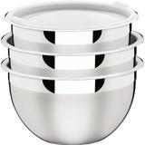 Jogo De Potes 3 Peças Inox Com Tampa 64220710 Tramontina