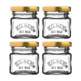 Jogo de Potes de Vidro 55ml com 4 Peças - Kilner