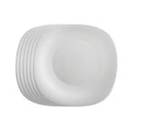 Jogo de Prato Opal Quadra Raso 28 cm - Casa Linda