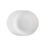Jogo de Prato Opal Unique Raso 25 cm - Casa Linda