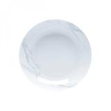 Jogo de Pratos Fundos Porcelana 6 Peças 20cm Marble Wolff Rojemac Branco