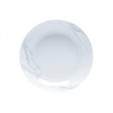 Jogo de Pratos Fundos Porcelana 6 Peças 20cm Marble Wolff Rojemac Branco