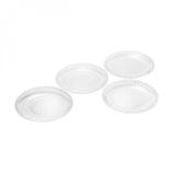 Jogo de Pratos para Couvert Cristal 4 Peças 18,5cm Pearl Wolff Rojemac Transparente