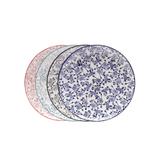 Jogo de pratos para sobremesa em porcelana Lyor Munique 22cm 4 peças