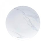 Jogo de Pratos Rasos Porcelana 6 Peças 27cm Marble Wolff Rojemac Branco