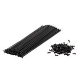 Jogo de Raio aço carbono 255mm x 2.5mm grosso com niples - Preto - Paco