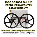 Jogo De Roda Liga Leve Fan 125 Scud Freio À Disco 2014...