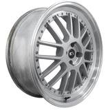 Jogo de Rodas Esportivas BBS Lemans Aro 15 x 6,0 4x100 ET38 K50 Prata Diamantado - Kr wheels