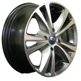 Jogo de Rodas Esportivas K34 Aro 14 x 6,0 4x108 ET40 Prata Diamantado - Kr wheels
