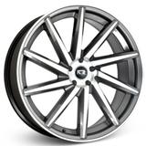 Jogo de Rodas Esportivas Vossen CVT Aro 15 x 6,0 5x100 ET36 K51 Grafite Diamantado - Kr wheels
