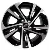 Jogo de Rodas Hyundai Creta Prestige 2020 Aro 16 x 6,0 5x114,3 ET40 S16 Preto Diamantado - Kr wheels