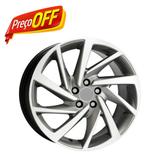 Jogo de Rodas KR R-93 Vw Polo 2018 aro 18" furação 5X100 acabamento grafite e diamante tala 7 ET 40 - Krmai
