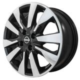 Jogo de Rodas Nissan Kicks Importado Aro 16 x 6,0 4x114 ET39 R90 Preto Diamantado + Porcas e Bicos - Kr wheels