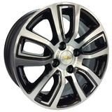 Jogo de Rodas Onix Active Aro 14 x 6,0 4x100 ET39 R80 GM Preto Diamantado - Krmai