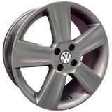 Jogo de Rodas Saveiro Cross Aro 14 x 6,0 4x100 ET38 R7 VW Grafite Fosco - Kr wheels