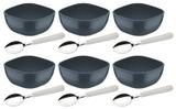 Jogo de Sobremesa 12 Pcs Mix Color Tramontina