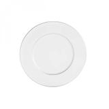 Jogo de Sousplat de Porcelana 6 Peças 31cm Zen Double Wolff Rojemac Branco/Prata