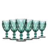 Jogo de Taças Água Diamante Tiffany 260ml Class Home