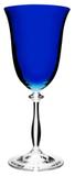 Jogo de Tacas Angela 350ml com 6 Pecas Azul - Bohemia