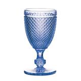 Jogo de Taças Bico de Jaca para Vinho - Bon Gourmet Azul (6 Peças)