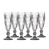 Jogo de Taças Champagne Diamante Clear 140ML Class Home