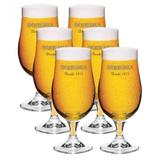 Jogo De Taças Copo Para Cerveja Bohemia Pilsen 380 Ml 6 Peças