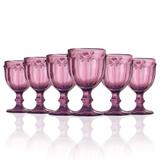 Jogo de Taças Libélula 260 ml Lilás 6 peças Class Home