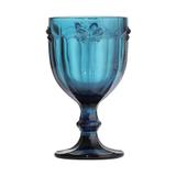 Jogo de Taças Libélula 260ml Azul 6 Peças Vidro - Class home